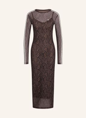 Adidas Originals Mesh-Kleid Snake Print braun