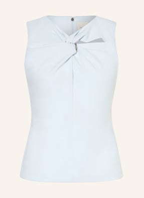 Calvin Klein Blusentop Mit Cut-Outs blau