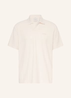 Calvin Klein Piqué-Poloshirt Easy Fit weiss