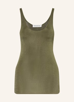 The Frankie Shop Pletený Top Rivo khaki