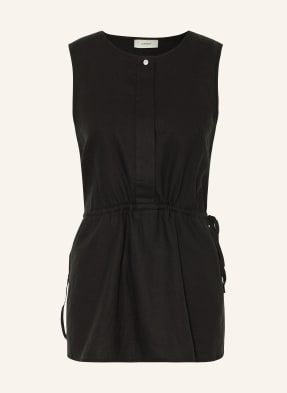 Inwear Top Rowaniw S Lnem černá