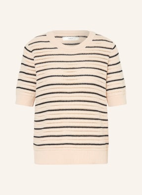 Inwear Pletené Tričko Nelliiw béžová / černá