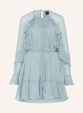 Boss Kleid Dredia Mit Volants gruen