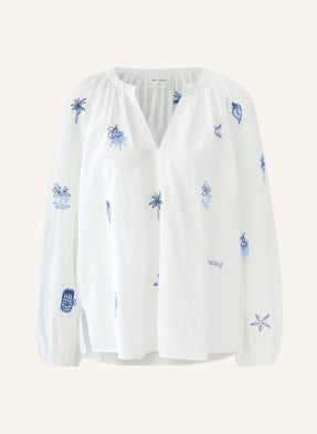 Oui Blusenshirt weiss