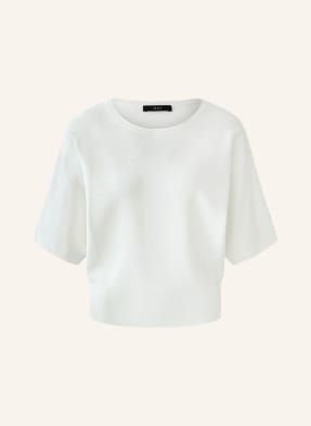 Oui Strickshirt weiss