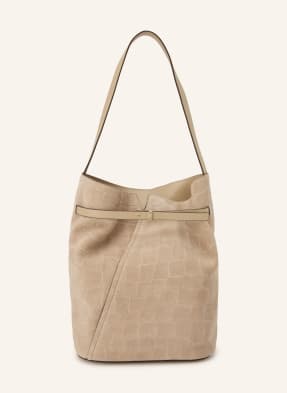 Boss Schultertache Revers Buck beige