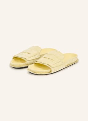 Jacquemus Pantofle Les Sandales Mocassin tmavě žlutá