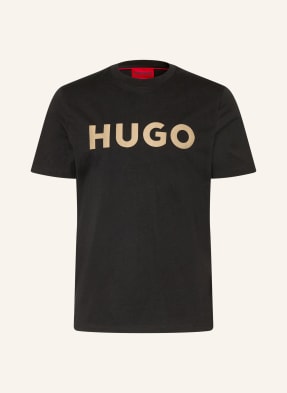 Hugo Tričko Dulivio černá / světle hnědá