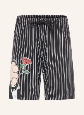 Mey Schlafshorts Mey × Loriot schwarz