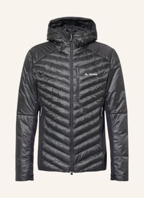 Vaude Hybridní Prošívaná Bunda Sesvenna Pro Iii tmavě šedá / černá