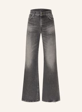 Dondup Džíny S Širokými Nohavicemi Amber 999  denim black