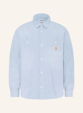 Carhartt Wip Džínová Košile Painter Comfort Fit tmavě modrá / bílá