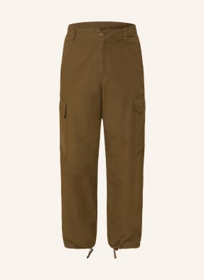 Carhartt Wip Cargo Kalhoty Kade Relaxed Straight Fit olivová