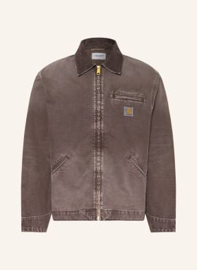 Carhartt Wip Džínová Bunda Detroit 3tw17 tobacco / tobacco