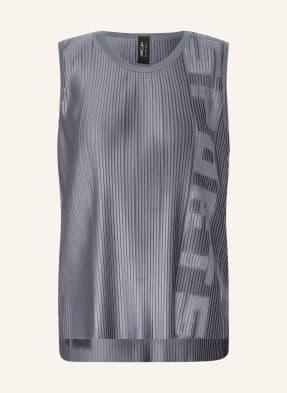 Marc Cain Blůzkový Top S Plisováním 380 grisaille