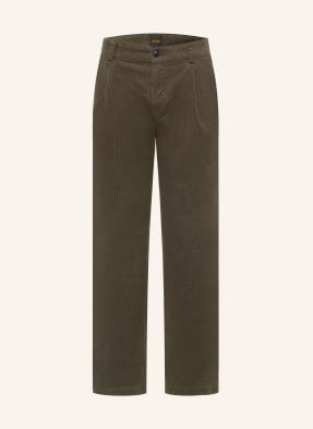 Boss Cordchino Tapered Fit gruen