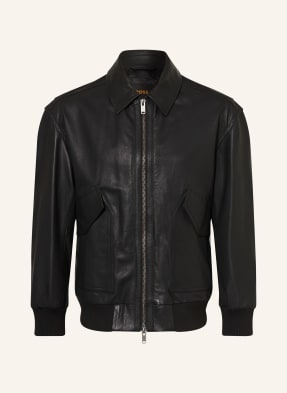 Boss Lederjacke Josual schwarz