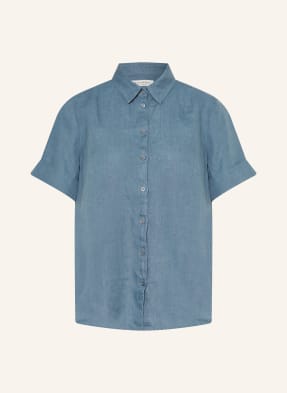Marc O'polo Hemdbluse Aus Leinen blau