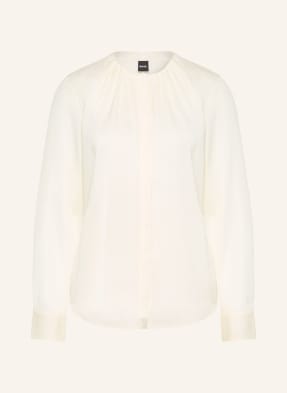 Boss Bluse Banorah Mit Seide weiss