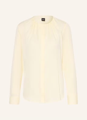 Boss Bluse Banorah Mit Seide beige