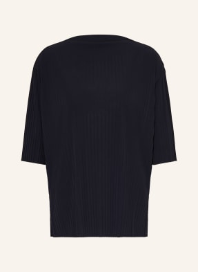 Mm By Max Mara Blůza Caraffa S 3/4 Rukávy A Plisováním tmavě modrá