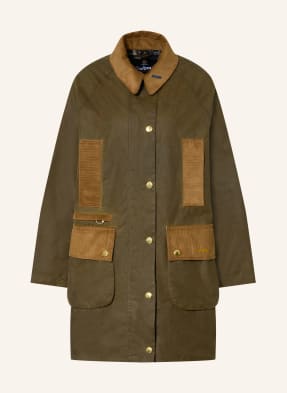 Barbour Parka Icon khaki / zlatá / koňaková