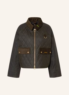 Barbour Bunda Tr Quilt Spey olivová / červená / tmavě modrá