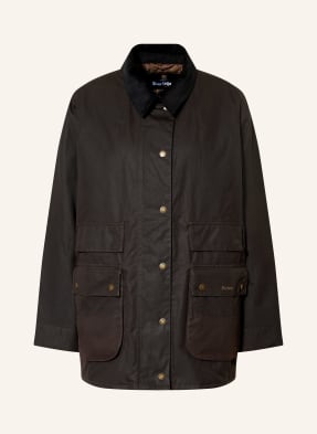 Barbour Polní Bunda Border tmavě hnědá