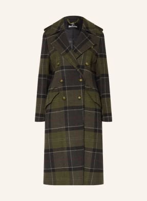 Barbour Sako-Kabát khaki / světle šedá / tmavě šedá