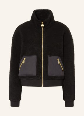 Barbour International Bunda Z Medvědího Kožešiny Gea černá