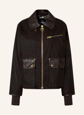 Barbour International Polní Bunda Donnington tmavě hnědá