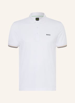 Boss Funktions-Poloshirt Toc Game weiss