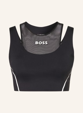 Boss Sport-Bh Ekaden Mit Mesh schwarz