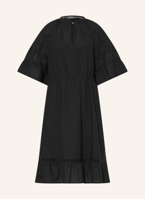 Marc O'polo Kleid Mit Lochspitze Und Rüschen schwarz