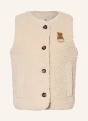 Barbour Vesta Z Medvídkové Kožešiny Bowes krémová