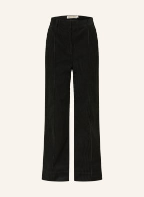 Barbour Manšestrové Kalhoty Emmy černá