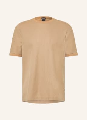 Boss T-Shirt Taut Aus Piqué beige