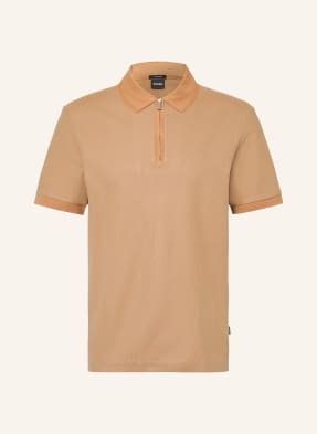 Boss Piqué-Poloshirt Pei beige