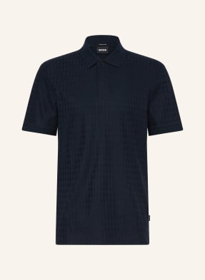 Boss Jersey-Poloshirt Parley blau