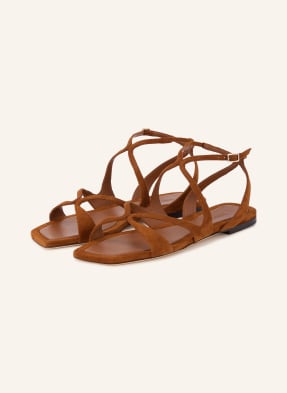 Jimmy Choo Sandály Ayla hnědá