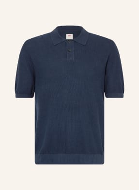 Levi's® Pletené Polo Tričko Standard Fit tmavě modrá