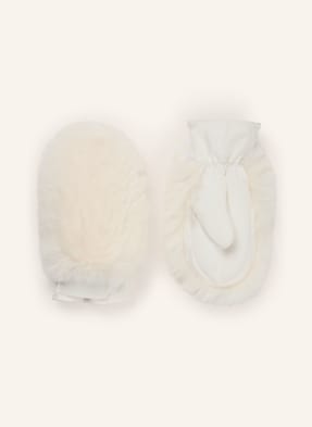 Mrs & Hugs Fäustlinge Aus Kunstfell weiss