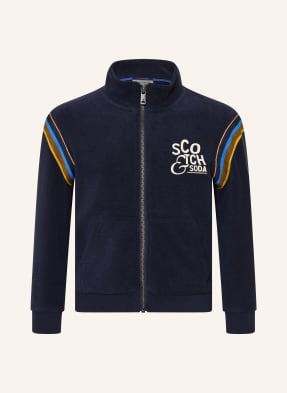 Scotch & Soda Froté Bunda tmavě modrá / lososová / žlutá