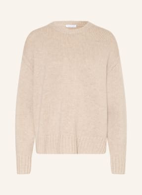 Mrs & Hugs Oversized-Pullover Mit Cashmere beige