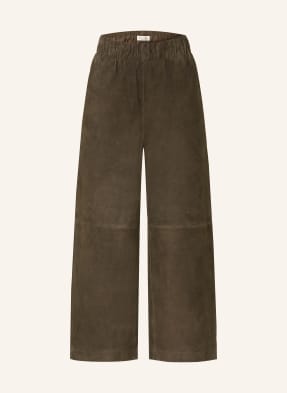 Marc O'polo 7/8-Hose Aus Leder gruen