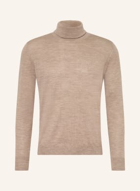 Strokesman's Rollkragenpullover Aus Merinowolle beige
