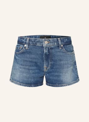 7 For All Mankind Džínové Šortky 3nk blue shine