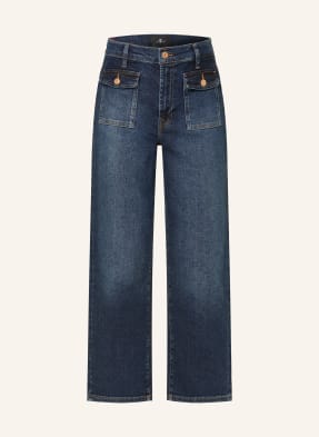 7 For All Mankind Rovné Džíny Stovepipe 3no blue vibe