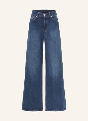 7 For All Mankind Wide Leg Jeans Lotta blau