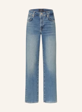 7 For All Mankind Straight Jeans Stovepipe blau